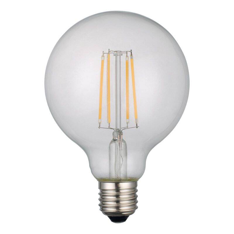 Image of Dar 6W 700lm Dimmable LED Decorative Filament Medium Globe Bulb - Screw Cap