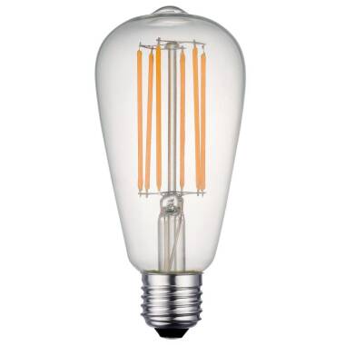 Dar 7W 750lm LED Decorative Filament Squirrel Cage Bulb - Screw Cap