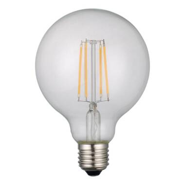 Dar 6W 700lm Dimmable LED Decorative Filament Medium Globe Bulb - Screw Cap