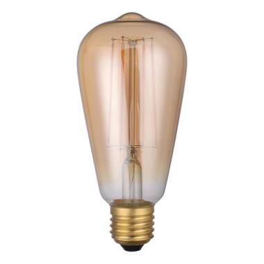 Dar 4W 300lm Dimmable LED Decorative Filament Squirrel Cage Bulb - Screw Cap