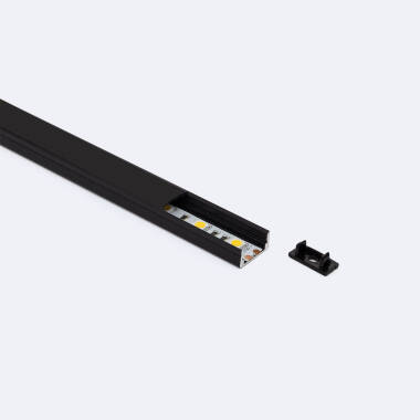 Image of Surface Mounted Aluminium Profile with Continuous Cover