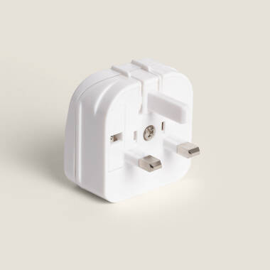 Europe Flat Head Plug to UK Plug Adaptor