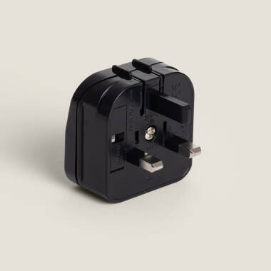 Europe Flat Head Plug to UK Plug Adaptor