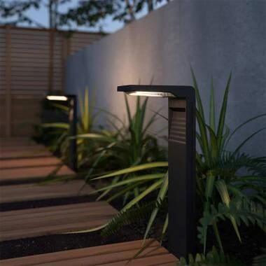 Suri Oakham Solar LED Outdoor Bollard Light