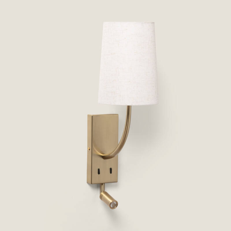 Image of Edit Suite Wall Light with LED Reading Light