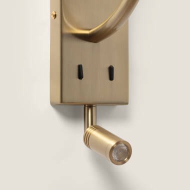 Image of Edit Suite Wall Light with LED Reading Light