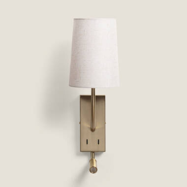 Image of Edit Suite Wall Light with LED Reading Light