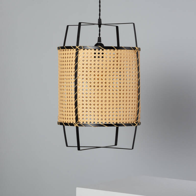 Image of Edit Baco Rattan Ceiling Pendant Light