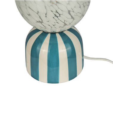 Image of Wisteria Pop Ceramic Table Lamp