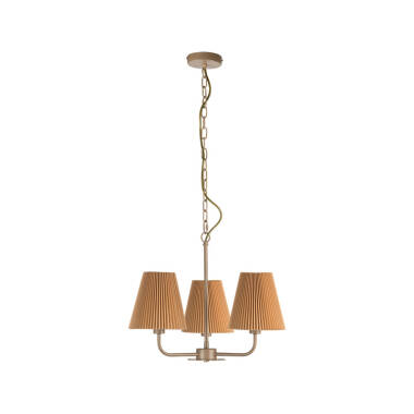 Image of Wisteria Deliah 3 Light Multi Arm Ceiling Pendant Light