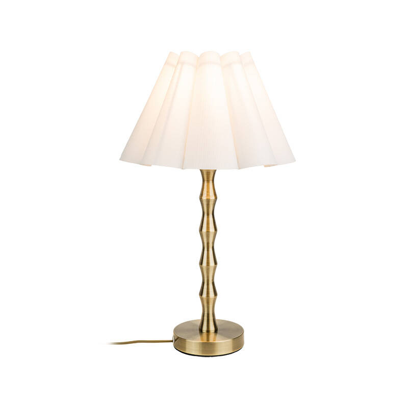 Image of Wisteria Violet Linen Table Lamp