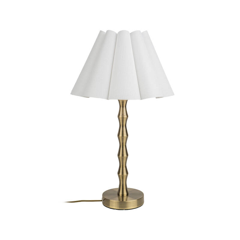 Image of Wisteria Violet Linen Table Lamp