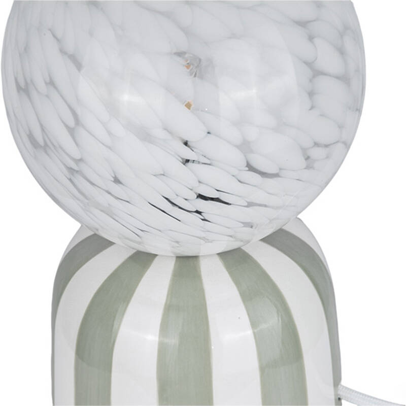 Image of Wisteria Pop Ceramic Table Lamp