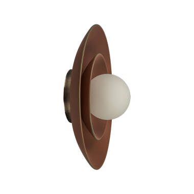 Image of Khudi & Khora Enza Ceramic Flush Wall Light