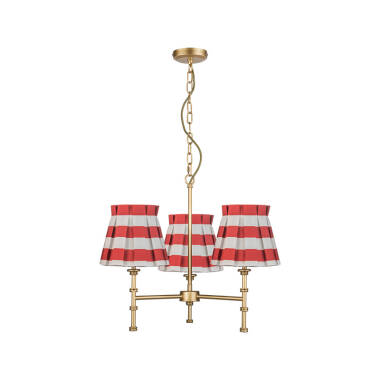 Image of Wisteria Boxie 3 Light Multi Arm Ceiling Pendant Light