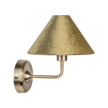 Image of Wisteria Camellia Velvet Wall Light