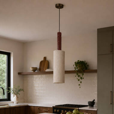 Image of Khudi & Khora Autumn Ceramic Ceiling Pendant Light