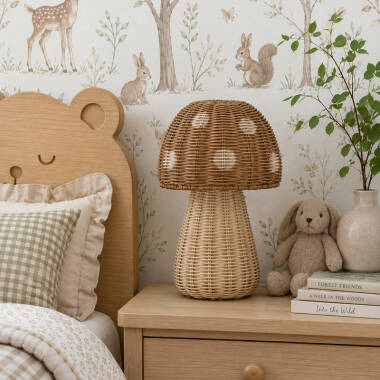 Image of Edit Toadie Rattan Table Lamp