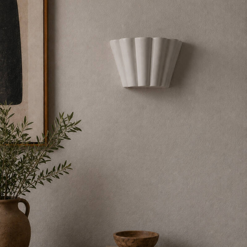 Image of Khudi & Khora Emmie Ceramic Up & Down Wall Light