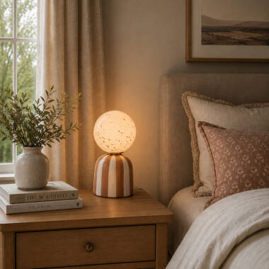 Wisteria Pop Ceramic Table Lamp