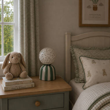 Image of Wisteria Pop Ceramic Table Lamp