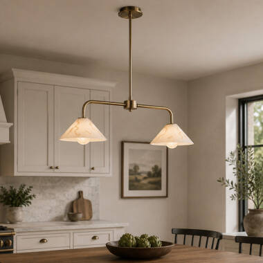 Image of Westport Marlow 2 Light Ceiling Bar Pendant Light