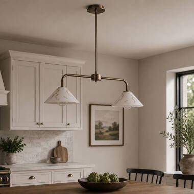 Image of Westport Marlow 2 Light Ceiling Bar Pendant Light