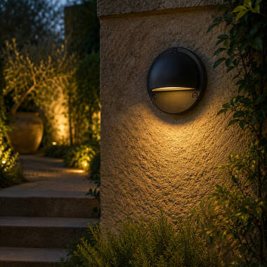 Image of EasyFit Pro 24v Garden Lights - Ivy LED Outdoor Flush Wall Light
