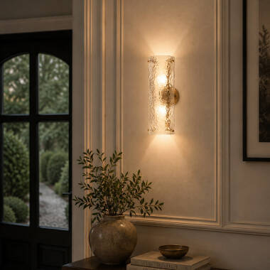 Image of Wisteria Charlotte Glass Wall Light