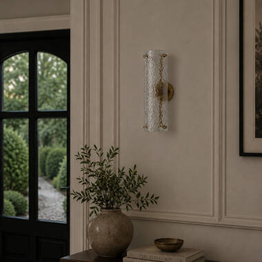 Image of Wisteria Charlotte Glass Wall Light