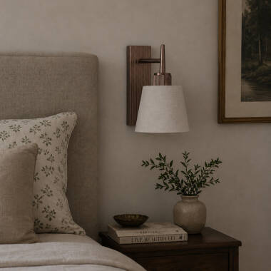 Image of Westport Park Linen Wall Light