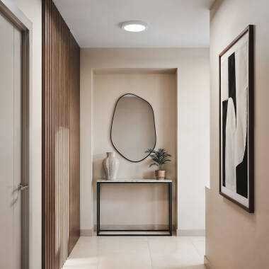 Image of 24W Round 5000K LED Flush Ceiling Light D300 mm