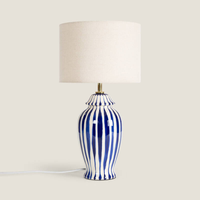 Image of Wisteria Bailey Ceramic Table Lamp