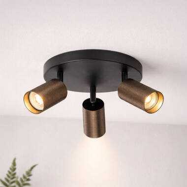 Westport Moto Knurl 3 Light Ceiling Spotlight Plate