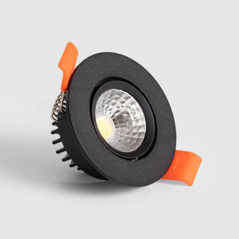 Image of Round Expert Colour 3W Cool Daylight COB LED Adjustable Downlight Cutout 55mm