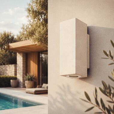 Image of Edit Banjar Concrete Outdoor Up & Down Wall Light