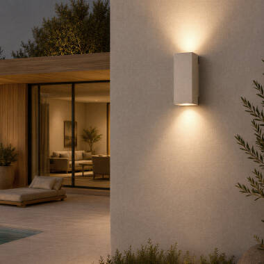 Image of Edit Banjar Concrete Outdoor Up & Down Wall Light