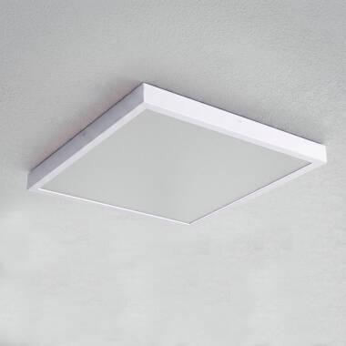 Image of 48W Square 5000K LED Flush Ceiling Light 600x600 mm