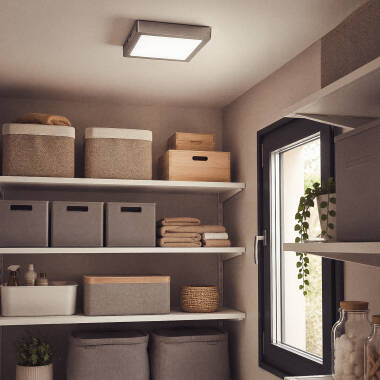 Image of 18W Square LED Flush Ceiling Light 225x225 mm