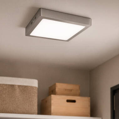Image of 18W Square LED Flush Ceiling Light 225x225 mm