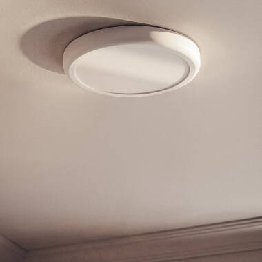 24W Round 5000K LED Flush Ceiling Light D300 mm