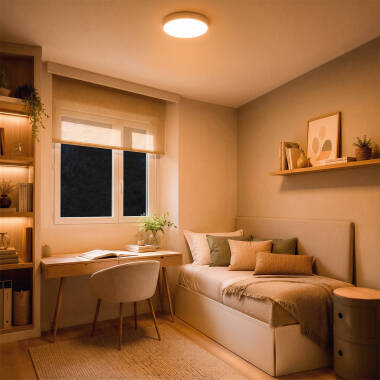 Image of Edit 30W Hidria Flush Ceiling Light