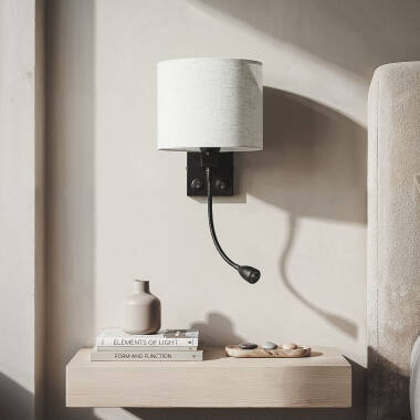 Edit Ozu Wall Light with LED Reading Light