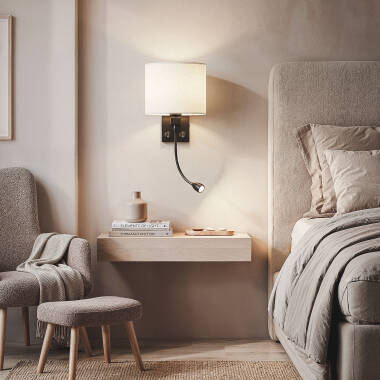 Image of Edit Ozu Wall Light with LED Reading Light