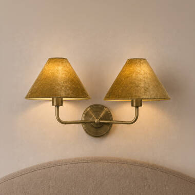 Wisteria Camellia Velvet Twin Wall Light