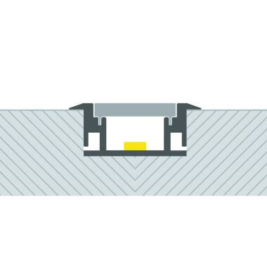 Walk On Recessed Aluminium Profile for LED Strip