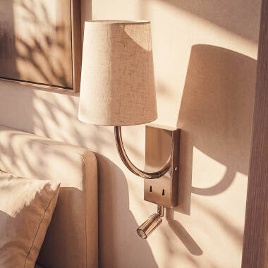 Edit Suite Wall Light with LED Reading Light