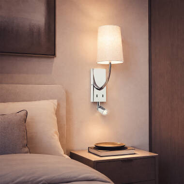 Image of Edit Suite Wall Light with LED Reading Light