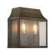 Image of Wisteria Bourton Half Lantern Outdoor Wall Light