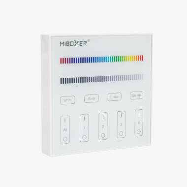RF Controller for RGBW 4-Zone LED Dimmers MiBoxer B3